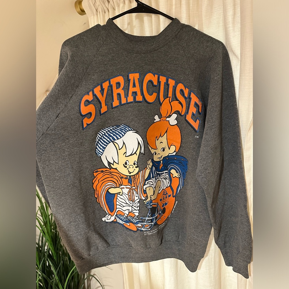 Vintage Syracuse Pebbles and Bam Bam Sweatshirt